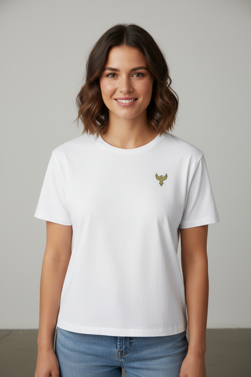 Organic Damen T-Shirt mit Phönix Logo
