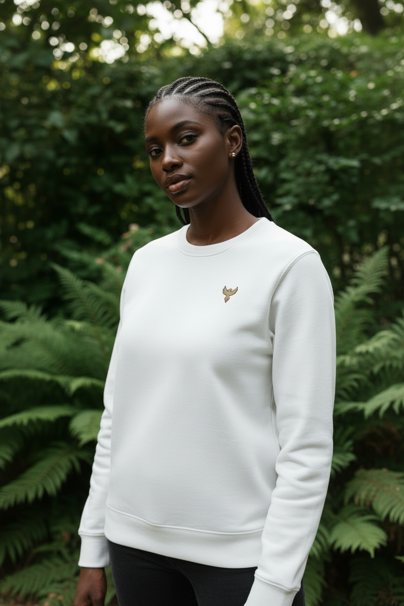 Organic Frauen Sweatshirt mit Phönix Logo