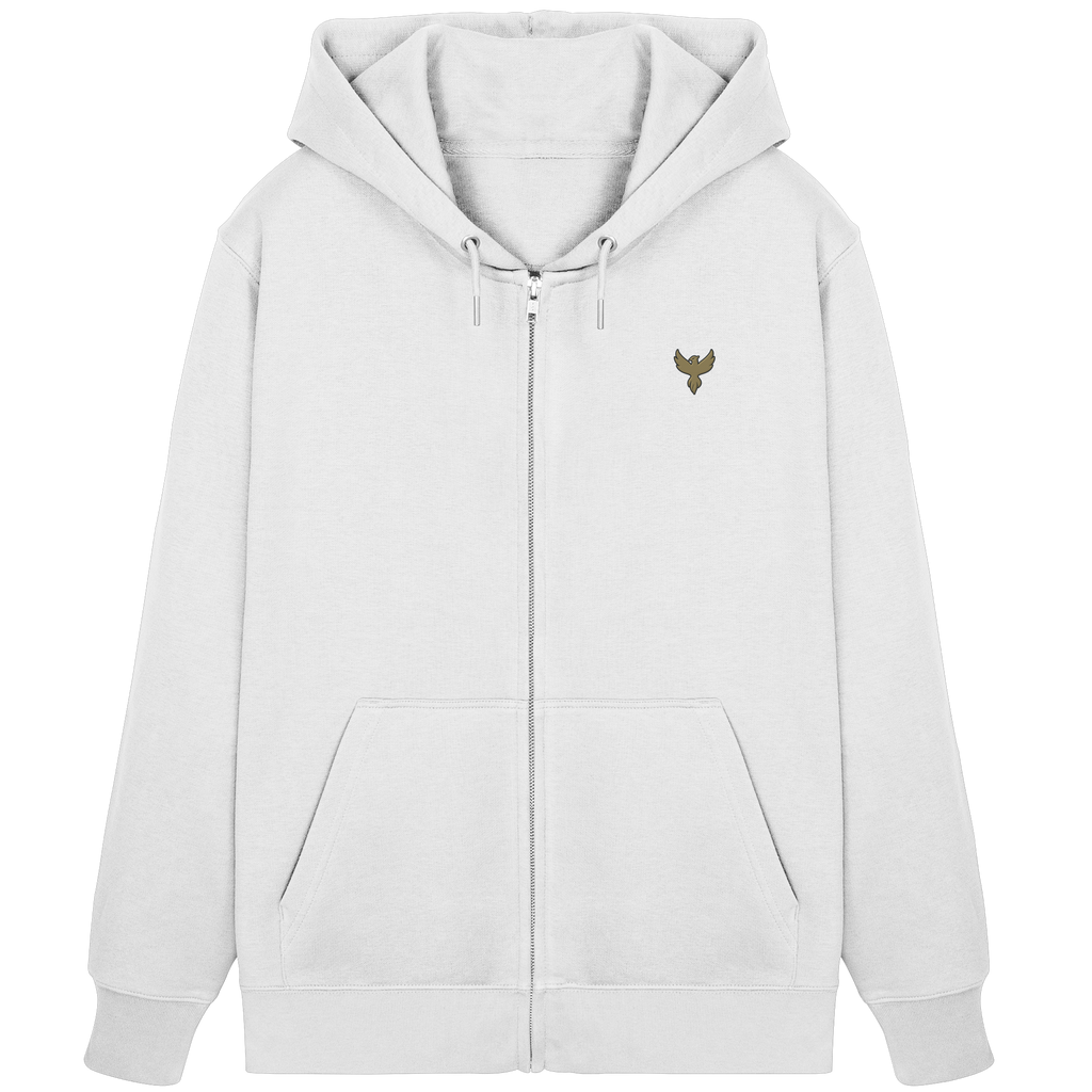 Organic Männer Kapuzenjacke mit Phönix Logo